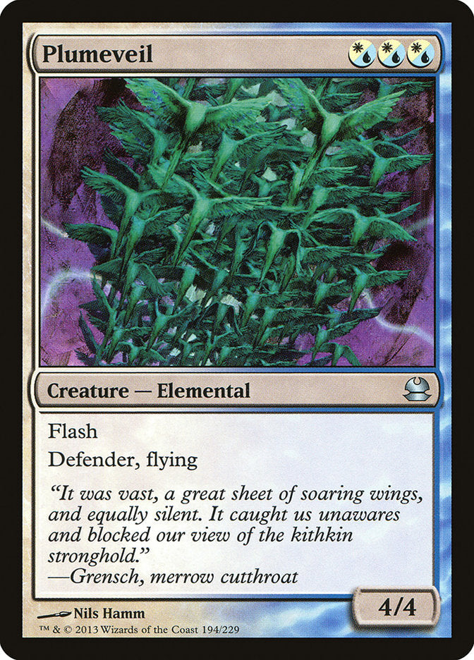 Plumeveil [Modern Masters] [Foil]