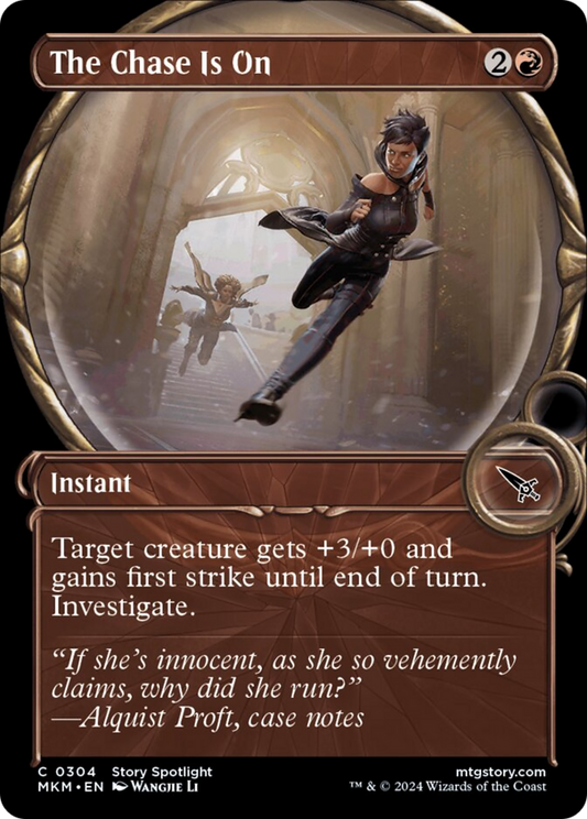 The Chase Is On (Showcase) [Murders at Karlov Manor] [Foil]