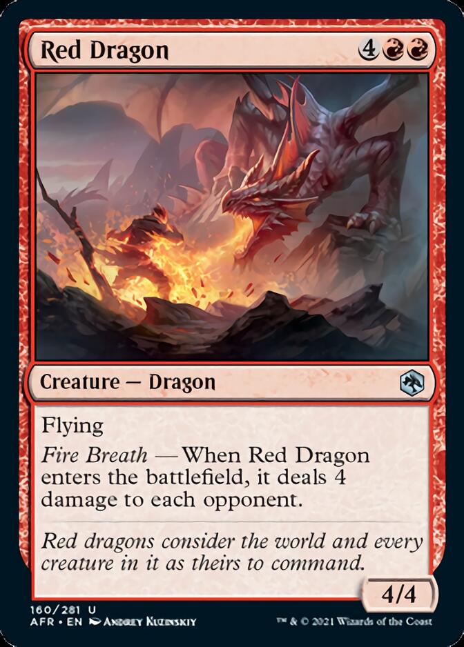 Red Dragon [Dungeons & Dragons: Adventures in the Forgotten Realms] [Foil]