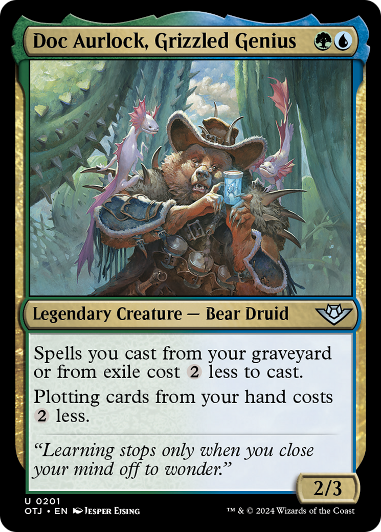 Doc Aurlock, Grizzled Genius [Outlaws of Thunder Junction] [Foil]