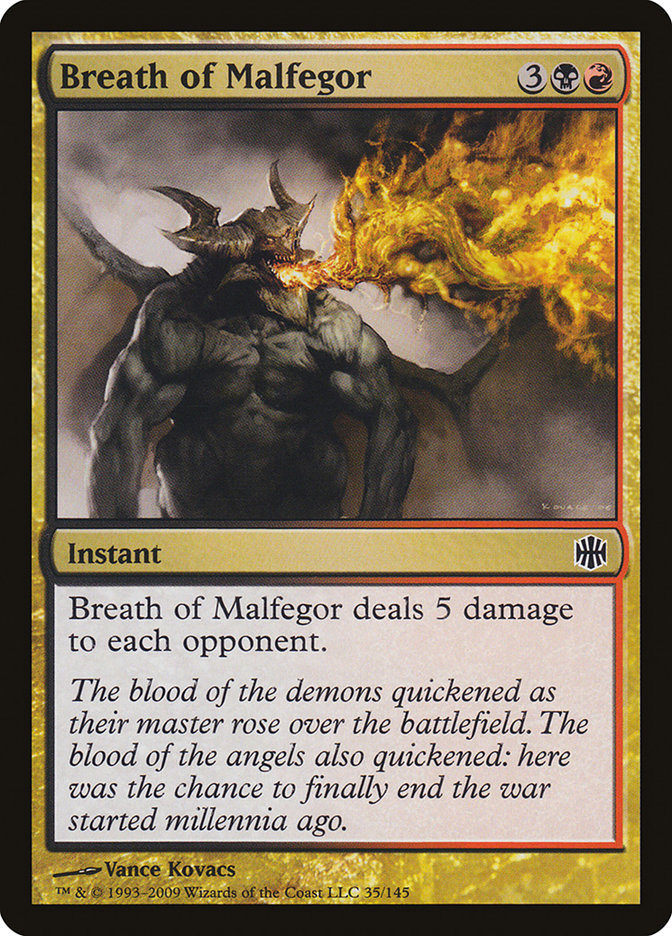 Breath of Malfegor [Alara Reborn] [Foil]