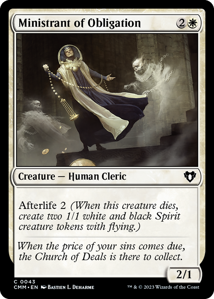 Ministrant of Obligation [Commander Masters] [Foil]