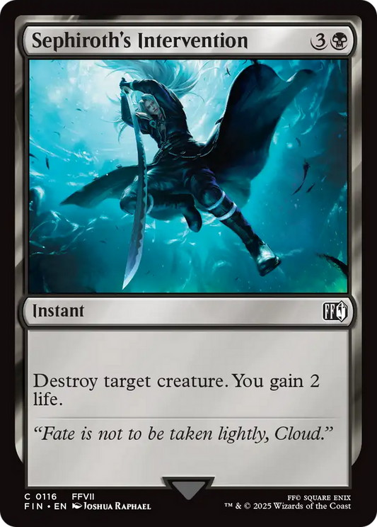 Sephiroth's Intervention [FINAL FANTASY] [Foil]