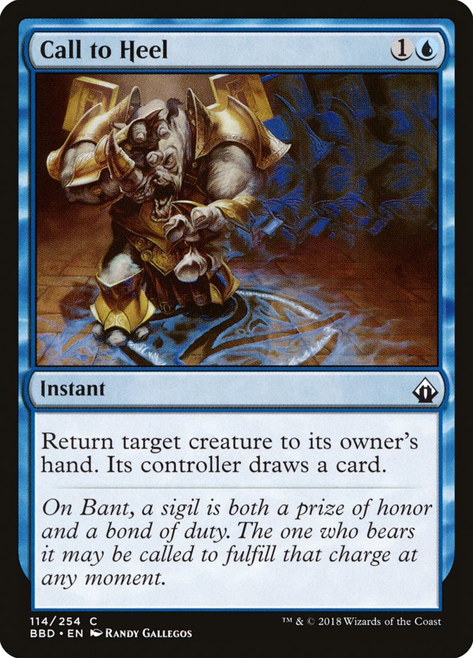Call to Heel [Battlebond] [Foil]
