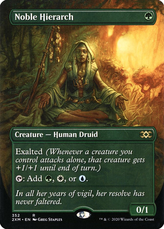 Noble Hierarch (Toppers) [Double Masters] [Foil]