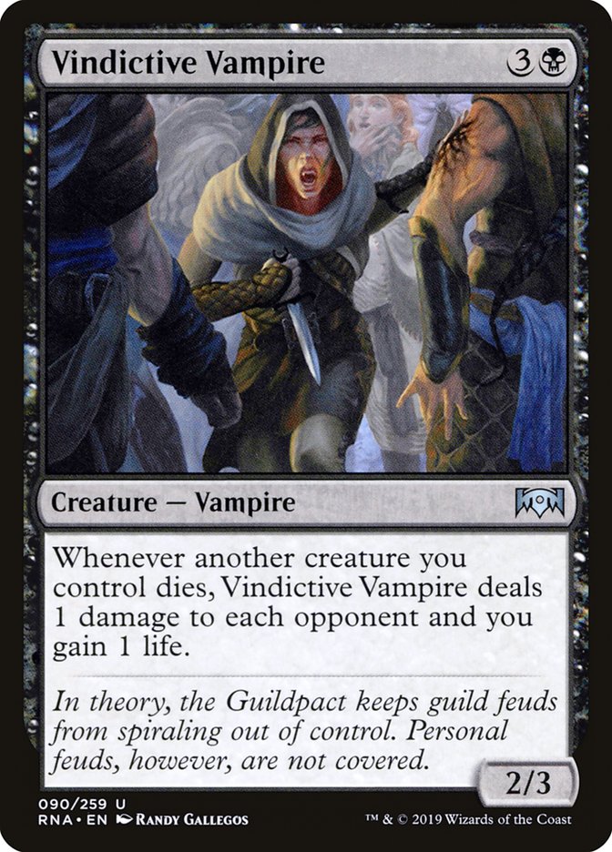 Vindictive Vampire [Ravnica Allegiance] [Foil]