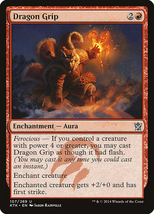 Dragon Grip [Khans of Tarkir] [Foil]