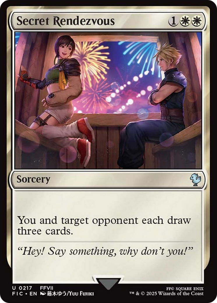 Secret Rendezvous (0217) [FINAL FANTASY Commander] [Foil]