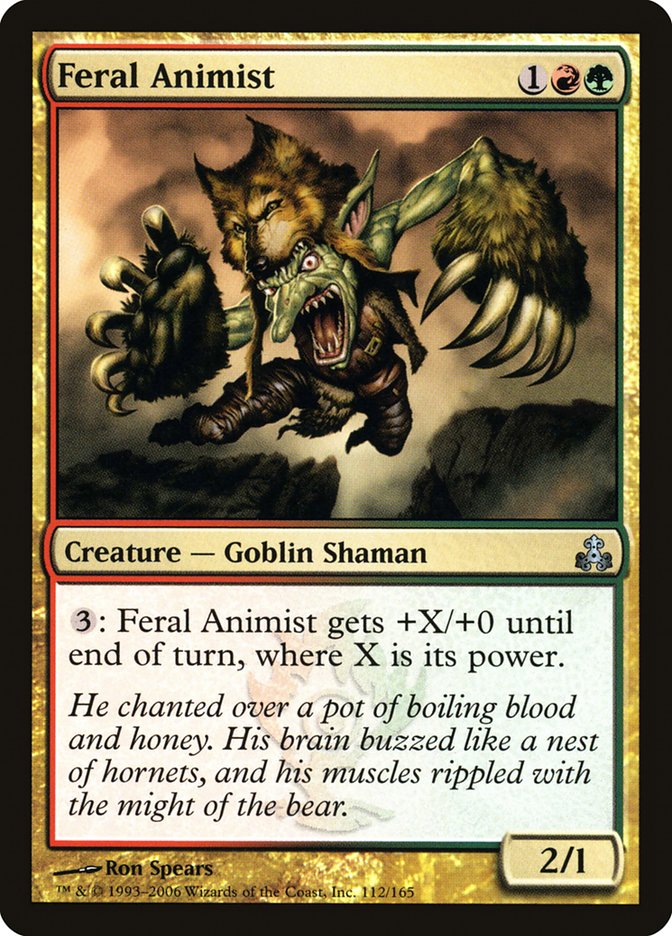 Feral Animist [Guildpact] [Foil]