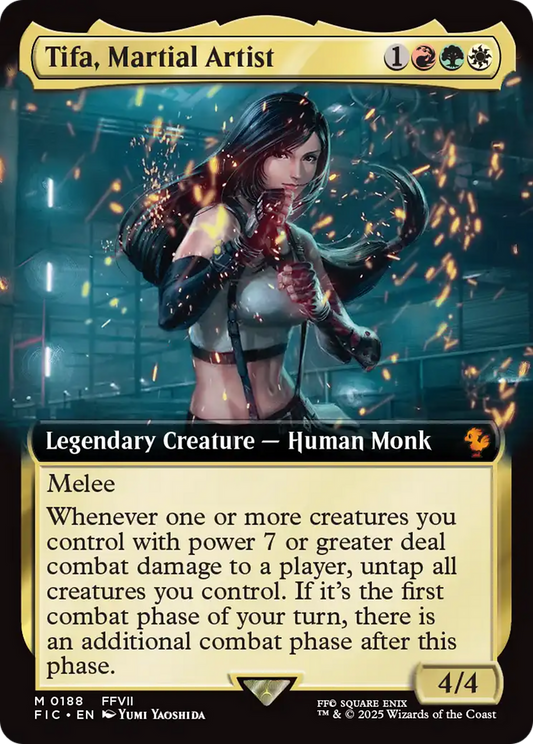 Tifa, Martial Artist (Extended Art) [FINAL FANTASY Commander] [Foil]