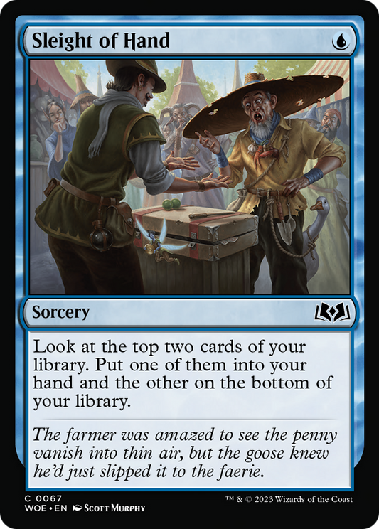 Sleight of Hand [Wilds of Eldraine] [Foil]