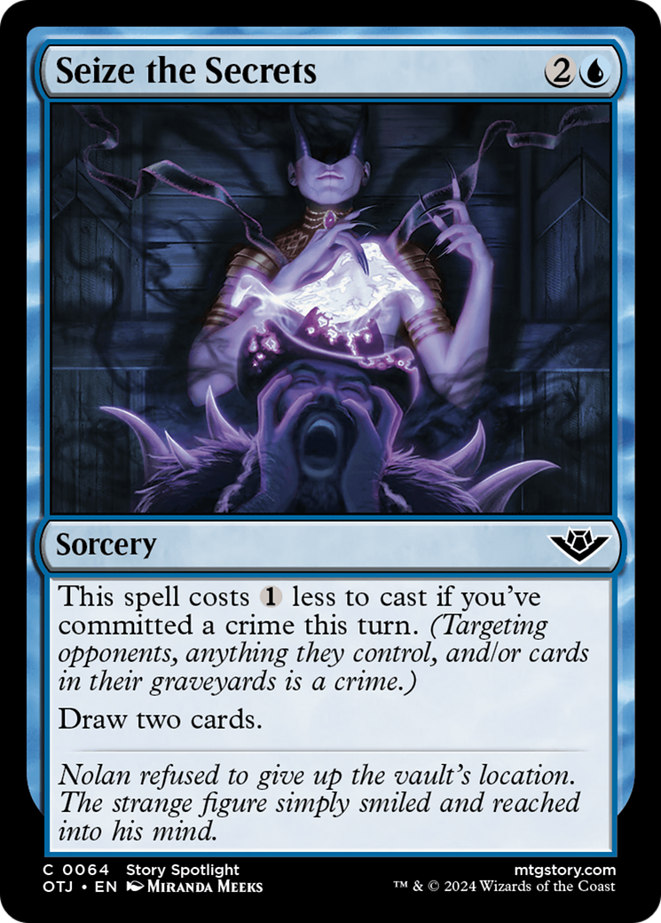 Seize the Secrets [Outlaws of Thunder Junction] [Foil]