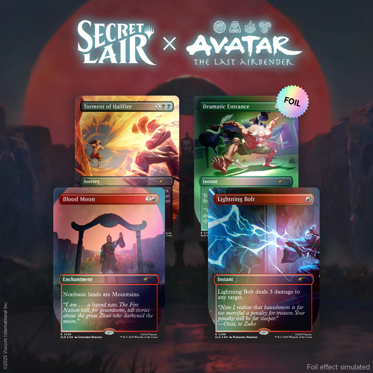 Secret Lair "Secret Lair x Avatar: The Last Airbender: Everything Changed" Foil