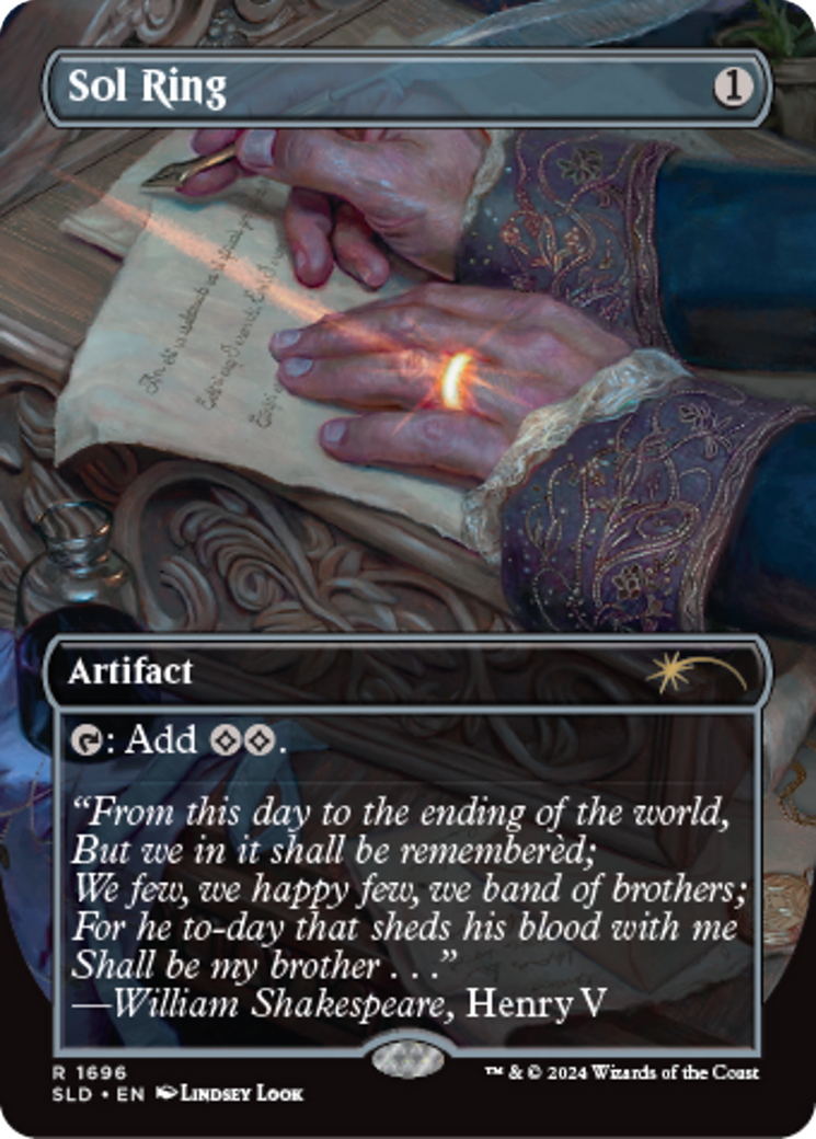 Sol Ring (1696) [Secret Lair: Sheldon's Spellbook] [Foil]