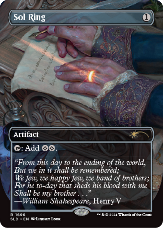 Sol Ring (1696) [Secret Lair: Sheldon's Spellbook] [Foil]