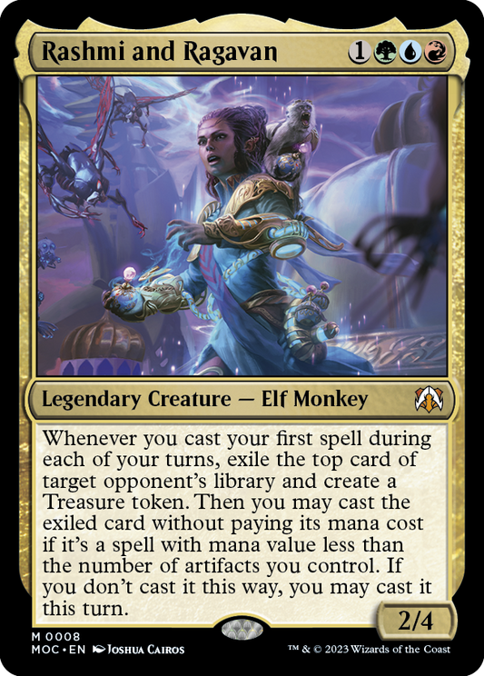 Rashmi and Ragavan [March of the Machine Commander] [Foil]
