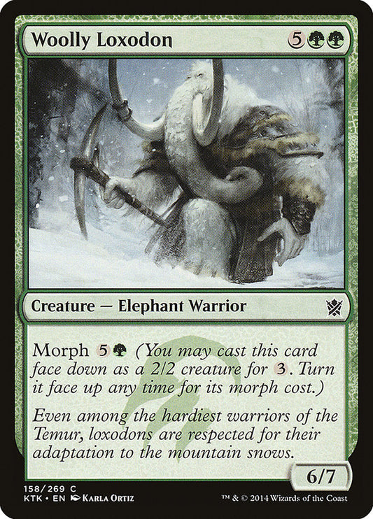 Woolly Loxodon [Khans of Tarkir] [Foil]