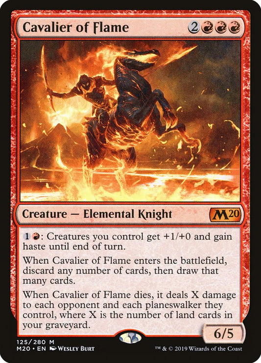 Cavalier of Flame [Core Set 2020] [Foil]