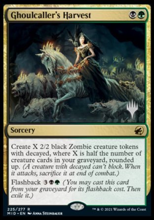 Ghoulcaller's Harvest (Promo Pack) [Innistrad: Midnight Hunt Promos] [Foil]