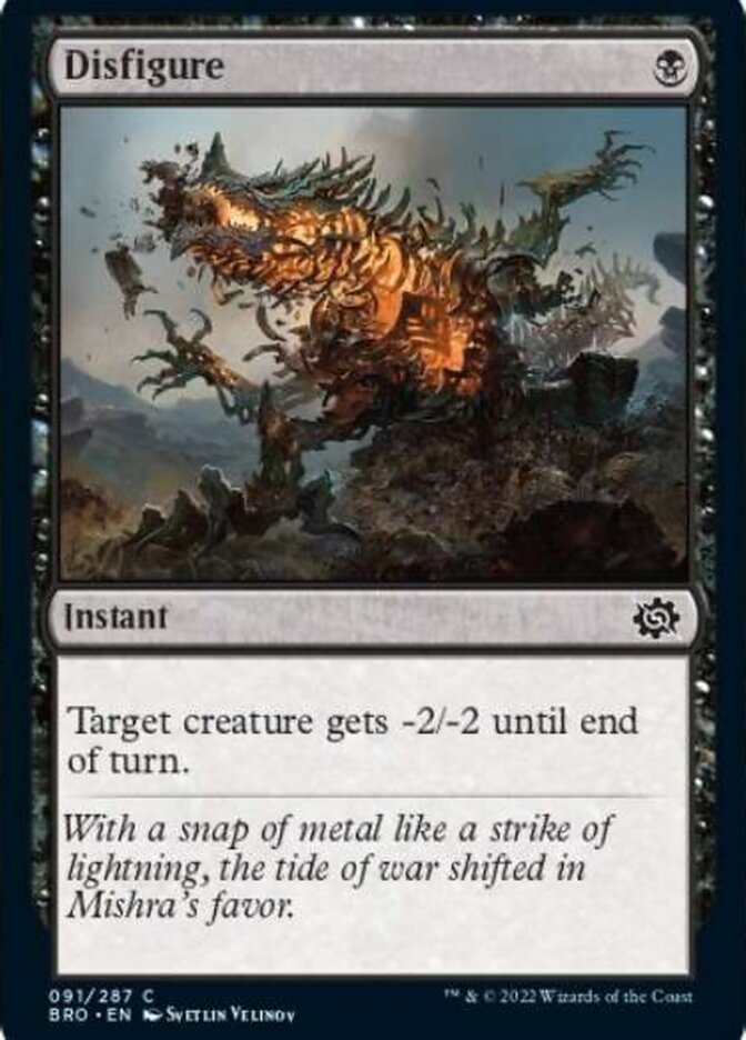 Disfigure [The Brothers' War] [Foil]