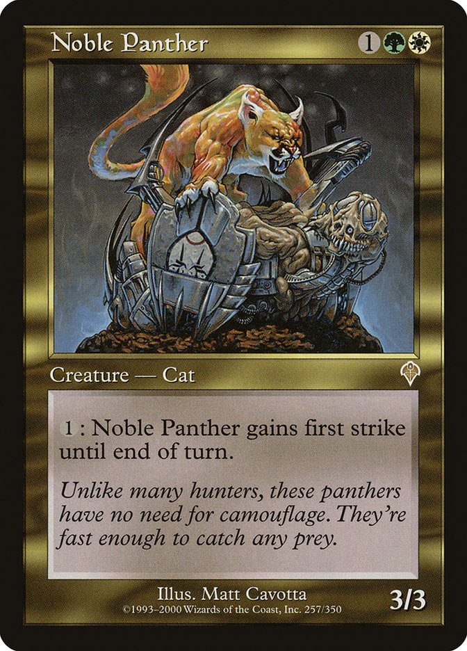 Noble Panther [Invasion] [Foil]