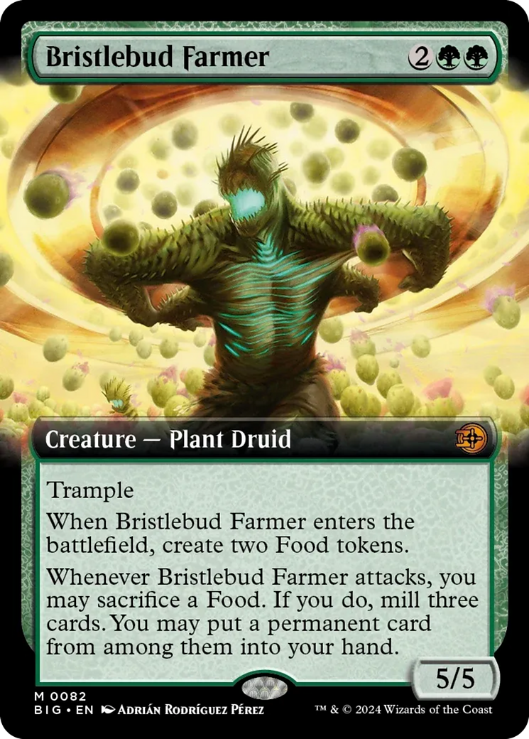 Bristlebud Farmer (Extended Art) [Outlaws of Thunder Junction: The Big Score] [Foil]