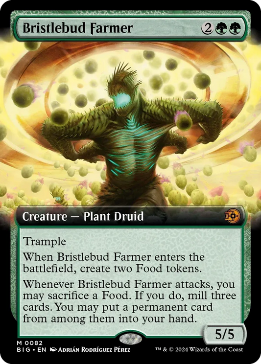 Bristlebud Farmer (Extended Art) [Outlaws of Thunder Junction: The Big Score] [Foil]