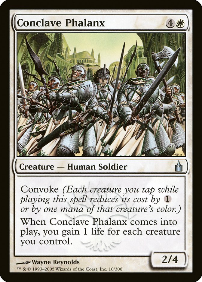 Conclave Phalanx [Ravnica: City of Guilds] [Foil]