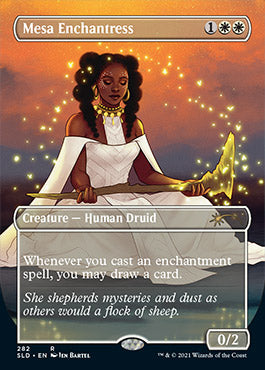 Mesa Enchantress (Borderless) [Secret Lair Drop Series] [Foil]