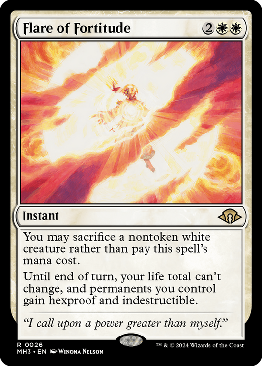 Flare of Fortitude [Modern Horizons 3] [Foil]