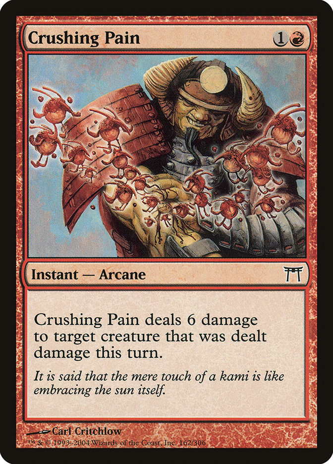Crushing Pain [Champions of Kamigawa] [Foil]