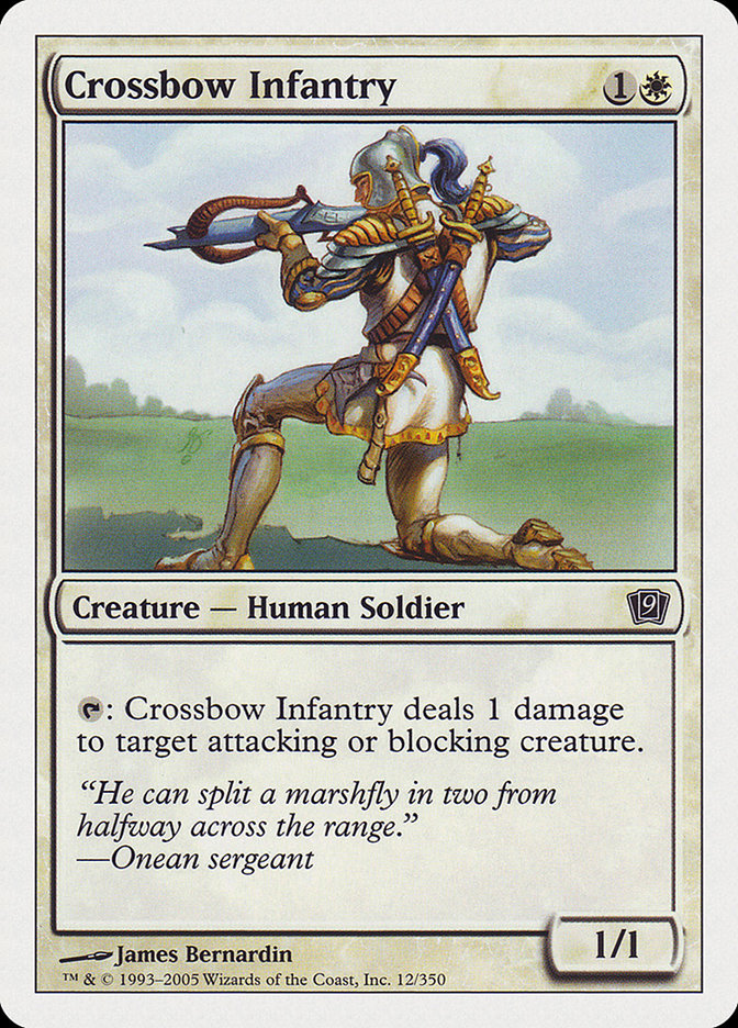 Crossbow Infantry [Ninth Edition] [Foil]