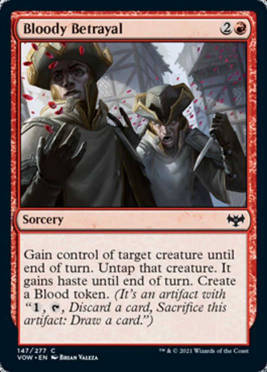 Bloody Betrayal [Innistrad: Crimson Vow] [Foil]