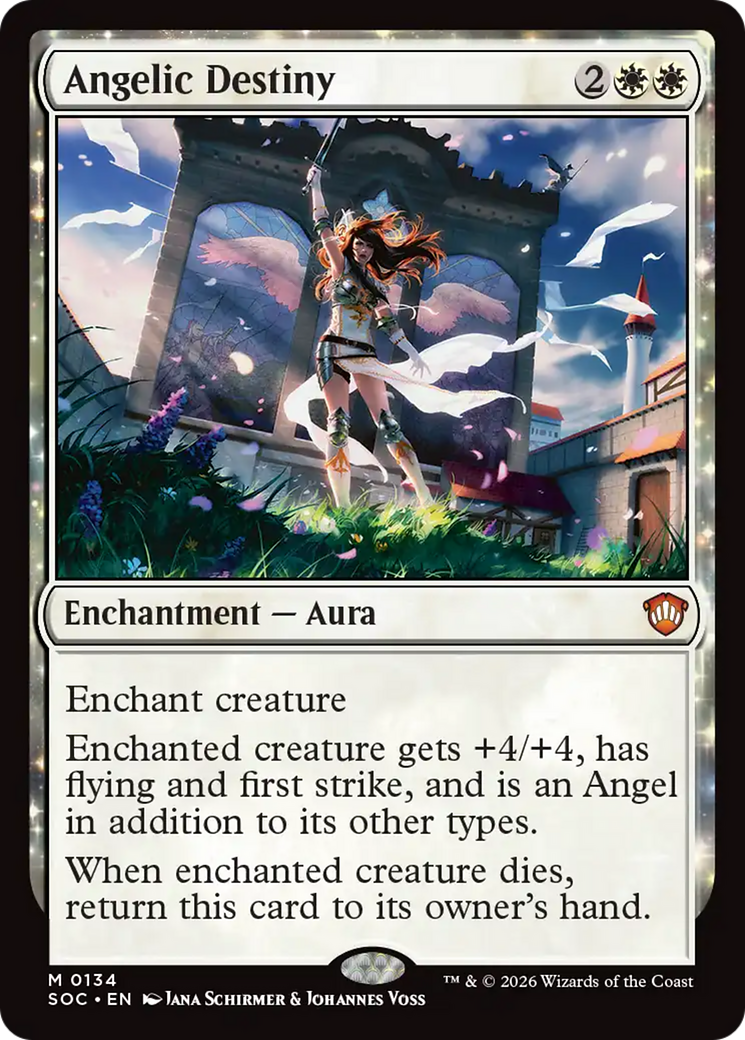 Angelic Destiny [Secrets of Strixhaven Commander] [Foil]
