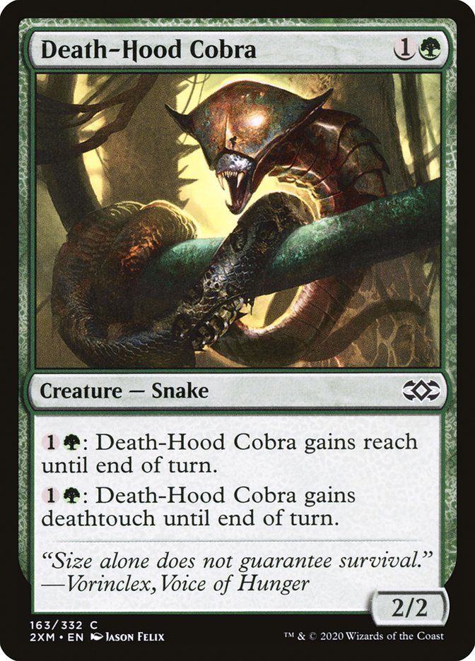 Death-Hood Cobra [Double Masters] [Foil]
