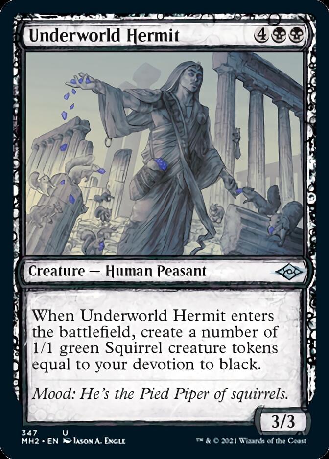 Underworld Hermit (Sketch) [Modern Horizons 2] [Foil]