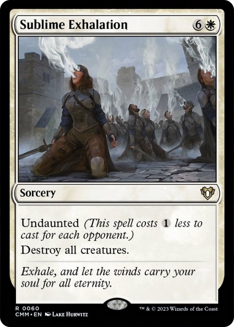 Sublime Exhalation [Commander Masters] [Foil]