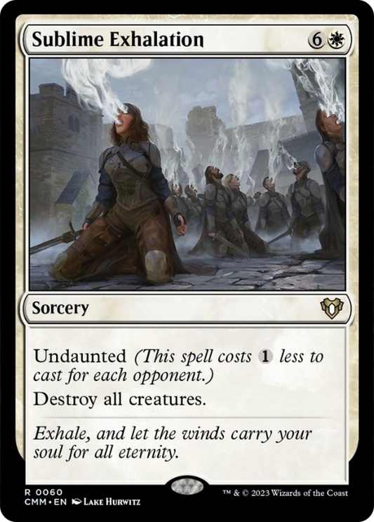 Sublime Exhalation [Commander Masters] [Foil]