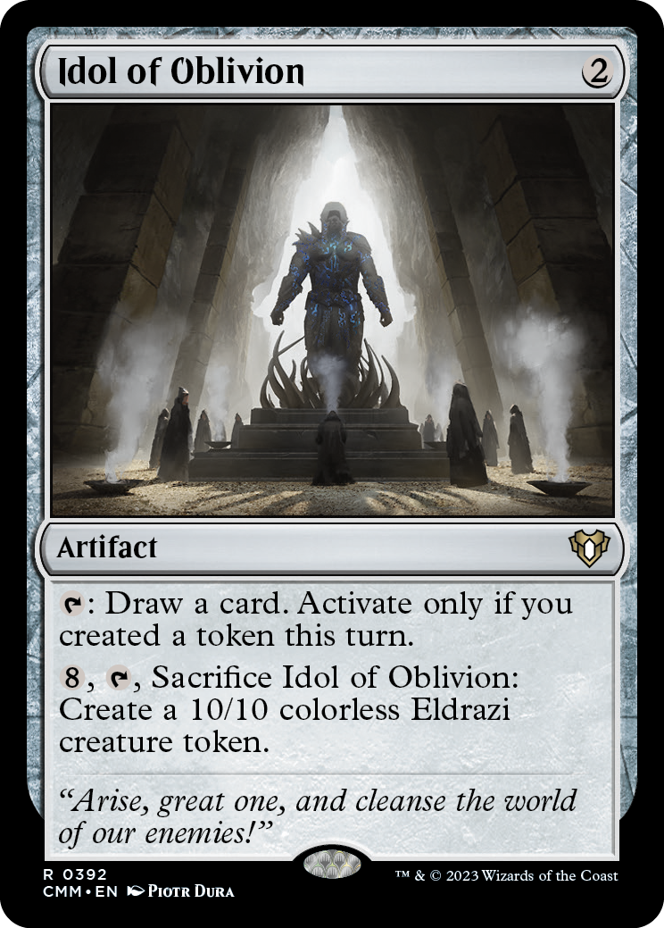 Idol of Oblivion [Commander Masters] [Foil]