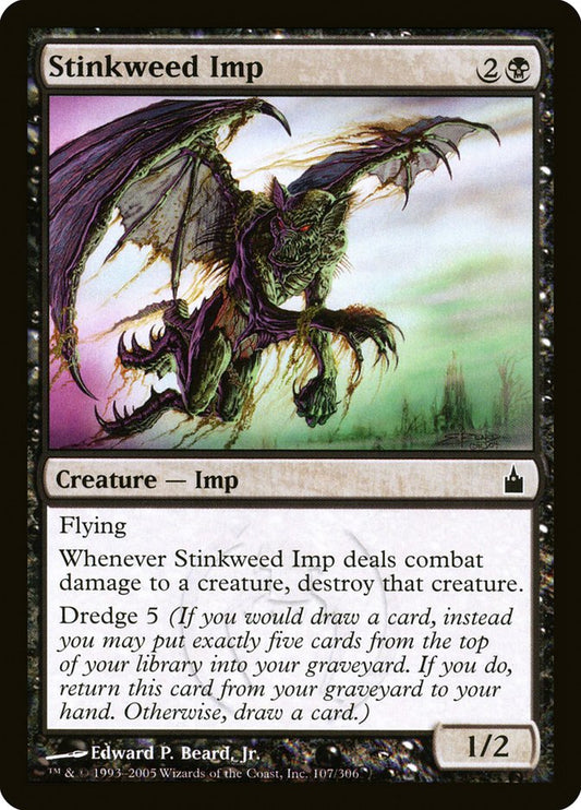 Stinkweed Imp [Ravnica: City of Guilds] [Foil]