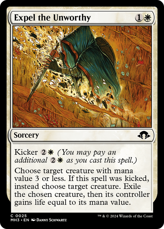 Expel the Unworthy [Modern Horizons 3] [Foil]