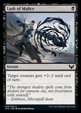 Lash of Malice [Strixhaven: School of Mages] [Foil]