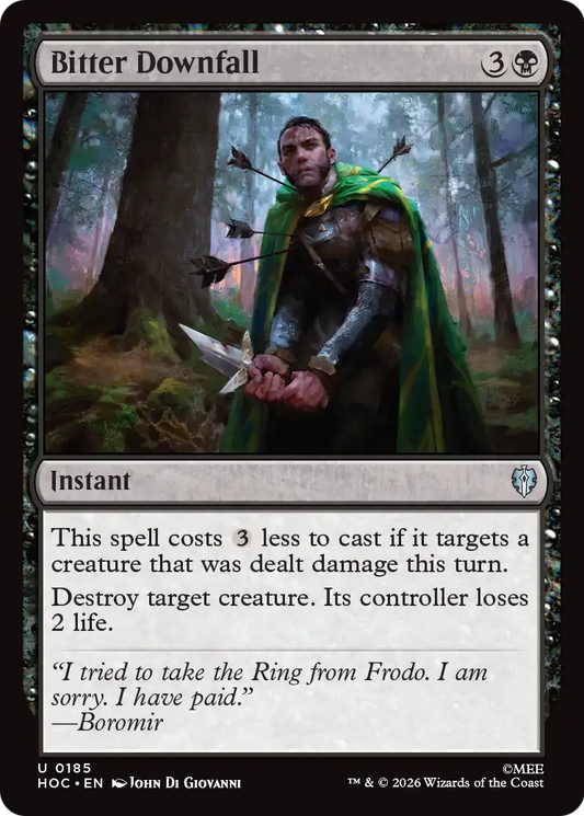 Bitter Downfall [The Hobbit: Eternal-Legal] [Foil]