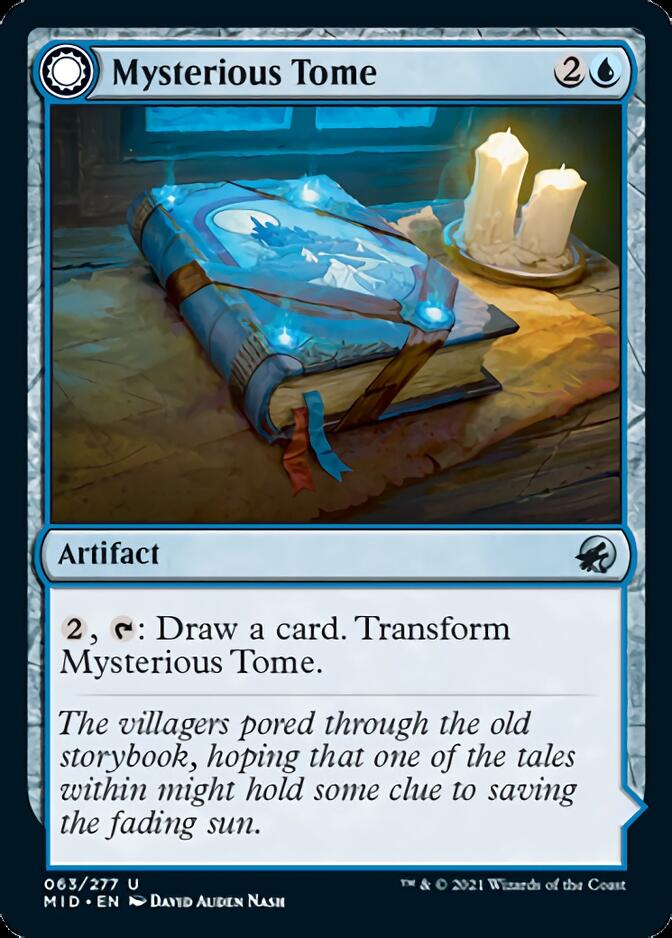 Mysterious Tome // Chilling Chronicle [Innistrad: Midnight Hunt] [Foil]