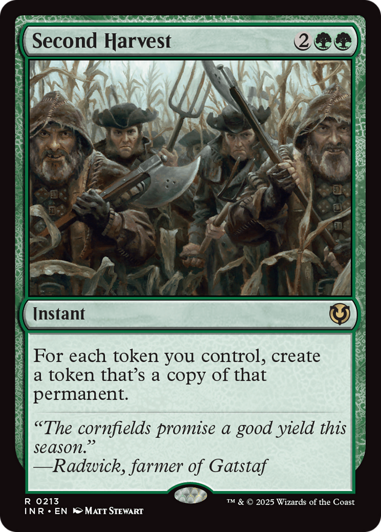 Second Harvest [Innistrad Remastered] [Foil]