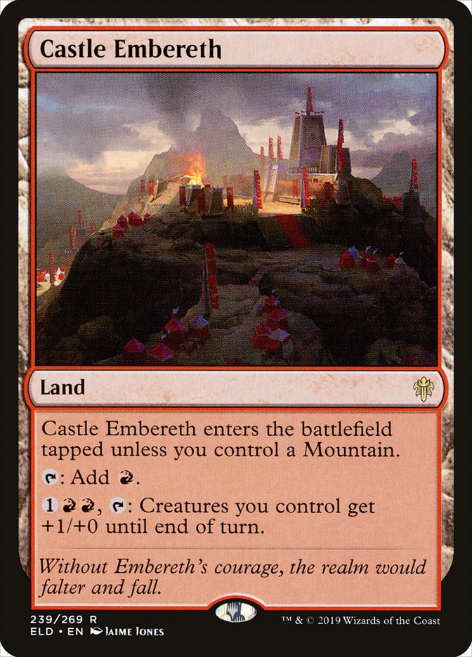 Castle Embereth [Throne of Eldraine] [Foil]