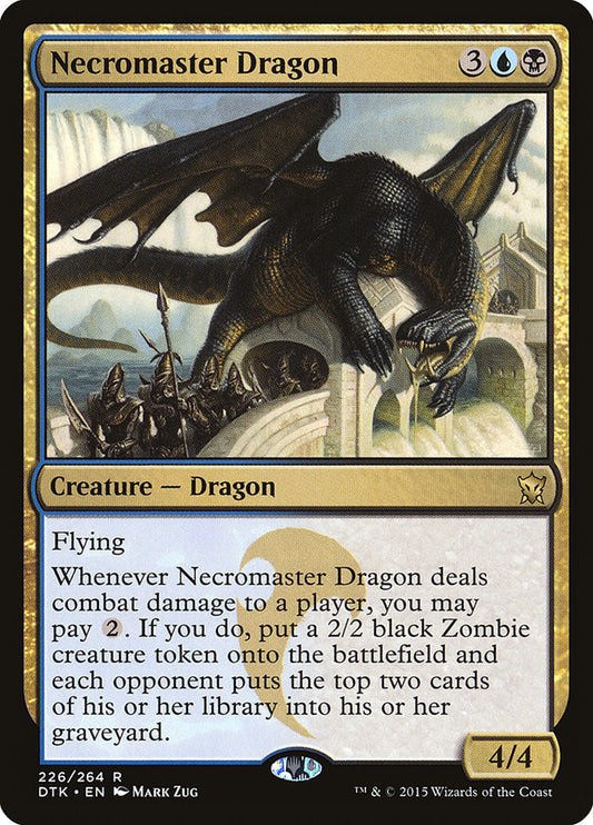 Necromaster Dragon [Dragons of Tarkir] [Foil]