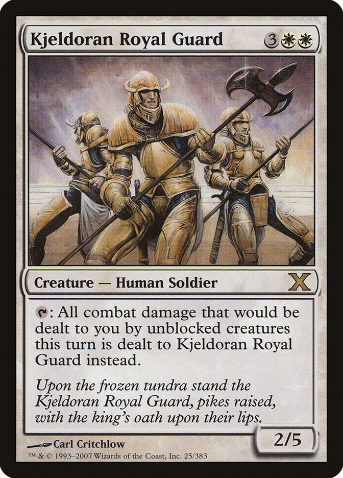 Kjeldoran Royal Guard [Tenth Edition] [Foil]