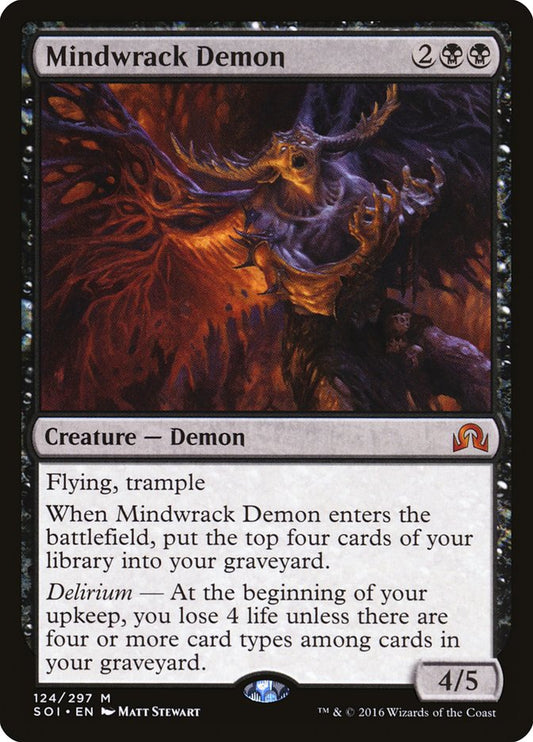 Mindwrack Demon [Shadows over Innistrad] [Foil]