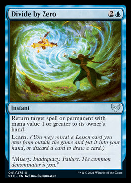 Divide by Zero [Strixhaven: School of Mages] [Foil]